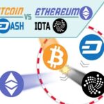 BITCOIN kumpara sa ETHEREUM DASH IOTA